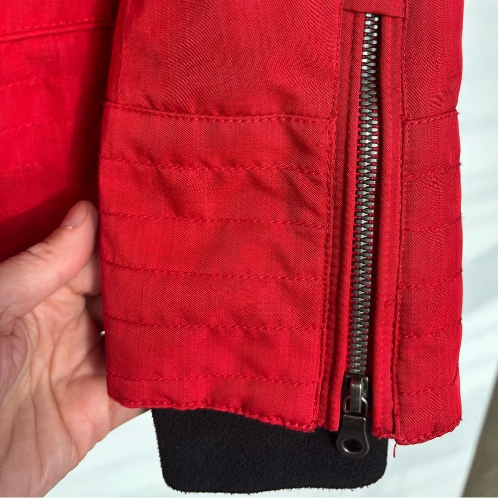 Vintage Ski Jacket Obermeyer Thinsulate Red Hooded Warm Snow Winter‎ Sports Coat
